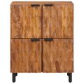 vidaXL Servírovacia skriňa Drevité hnedé dokončenie 60 x 33 x 75 cm