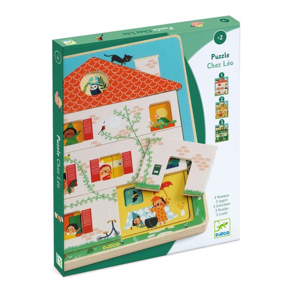 Puzzle s 3 vrstvami Chez Leo