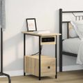 vidaXL Nočný stolík Sonoma dub 60 x 30 x 61 cm Kompozitné drevo