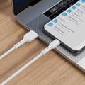 Kábel BWOO USB - USB-C 1m 3A biely BO-X172C