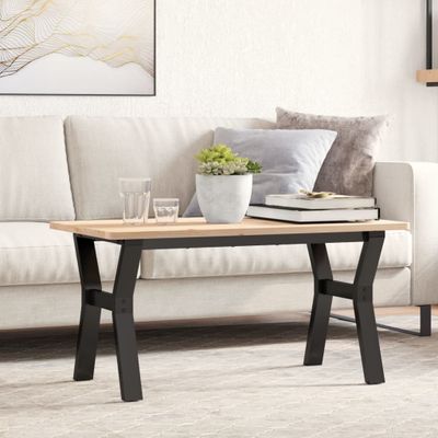 vidaXL Nohy konferenčného stolíka Y-rám 80x40x43 cm oceľ