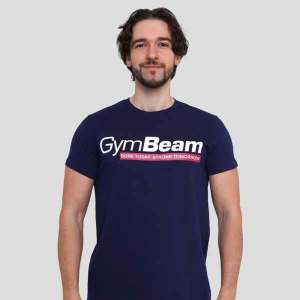 Tričko Strong Tomorrow Navy Blue - GymBeam, veľkosť S