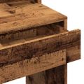 vidaXL toaletný stolík s LED Old Wood 74,5x40x141 cm