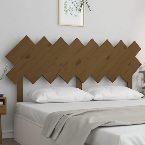 vidaXL Čelo postele medovo-hnedé 159,5x3x80,5 cm masívna borovica