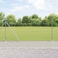 vidaXL Zvarené drôtené pletivo s betónovým základom 25 x 1,2 m