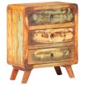 vidaXL Komoda 60x35x75 cm, recyklovaný masív