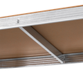 Kovový úložný regál Atos RB-1251 180x90x40 cm strieborný