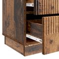 vidaXL Nočný stolík Staré drevo 62 x 34,5 x 44,5 cm Kompozitné drevo