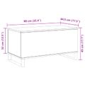 vidaXL Konferenčný stolík Čierny dub 90 x 44,5 x 45 cm