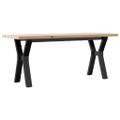 vidaXL Konferenčný stolík v tvare Y 110x40x45,5 cm borovica a oceľ