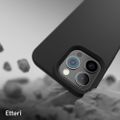 Etteri Silikónové puzdro pre iPhone 16 Pro Max 6,9" čierne