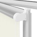 vidaXL roleta zatemnenie sivobiele 150x150 cm Šírka látky 146,6 cm