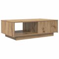 vidaXL Konferenčný stolík Remeselný dub 95 x 55 x 31 cm