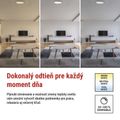 LED nástenné svietidlo ILVI, kruhové, 30 W, stmievateľné so zmenou CCT, biela + drevo