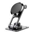 Setty magnetic car windshield holder round clear black QUSM-S-RC-01