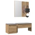 VidaXL Sada nábytku do predsiene Artisan Oak Engineered Wood