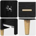 vidaXL Highboard Čierny dub 70 x 31 x 115 cm Kompozitné drevo