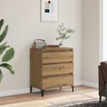VidaXL Príborník Artisan Dub 60x35x70 cm Engineered Wood