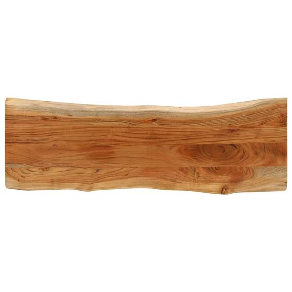 vidaXL Stolová doska 120x40x3,8 cm obdĺžnik masívna akácia živá hrana
