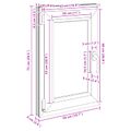 vidaXL Otočné a sklopné okno do suterénu RISOR 50 x 75 cm PVC a sklo