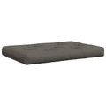 vidaXL Vankúš na paletu VIANEN 100% polyester Sivá 120 x 60 x 12 cm