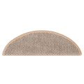 vidaXL Samolepiace nášľapy na schody vzhľad sisalu 15 ks 56x17x3 cm