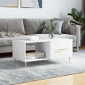 vidaXL Konferenčný stolík biely 90x50x40 cm kompozitné drevo