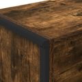 vidaXL Knižnica 80 x 30 x 121 cm Kompozitné drevo Dymová dub