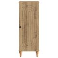 vidaXL Servírovacia skriňa Dub artisan 33 x 34,5 x 90 cm