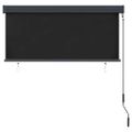 vidaXL Vonkajšia zatemňovacia roleta 140x250 cm antracitová
