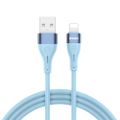 Kábel BWOO USB - Lightning 1m 3A Minimalistický silikónový modrý X280L
