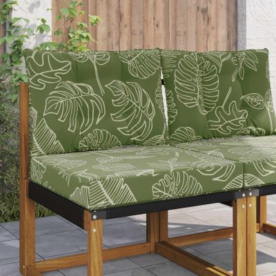 vidaXL Vankúš na vonkajšiu pohovku Polyester Design s listami