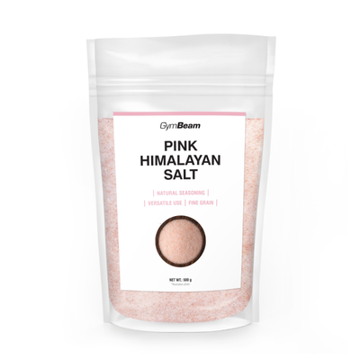 Ružová Himalájska soľ 500g - jemná - GymBeam