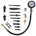 Sada na testovanie kompresie naftových motorov MECHANIC ENGINE TESTER 23, 0-70bar, 23ks SIXTOL