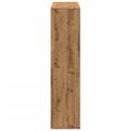 vidaXL Deliaca stena dub artisian 100x33x135 cm kompozitné drevo