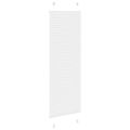 vidaXL plisovaná roleta biela 40x150 cm šírka látky 39,4 cm