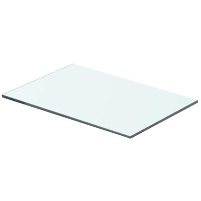 vidaXL Poličkový panel z priehľadného skla, 40x20 cm