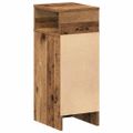 vidaXL Nočné skrinky 2 ks so zásuvkou staré drevo 25x31x66 cm