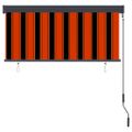 vidaXL Vonkajšia zatemňovacia roleta 140x250 cm oranžová a hnedá