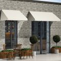 vidaXL Bistro markíza krémová 350x120 cm