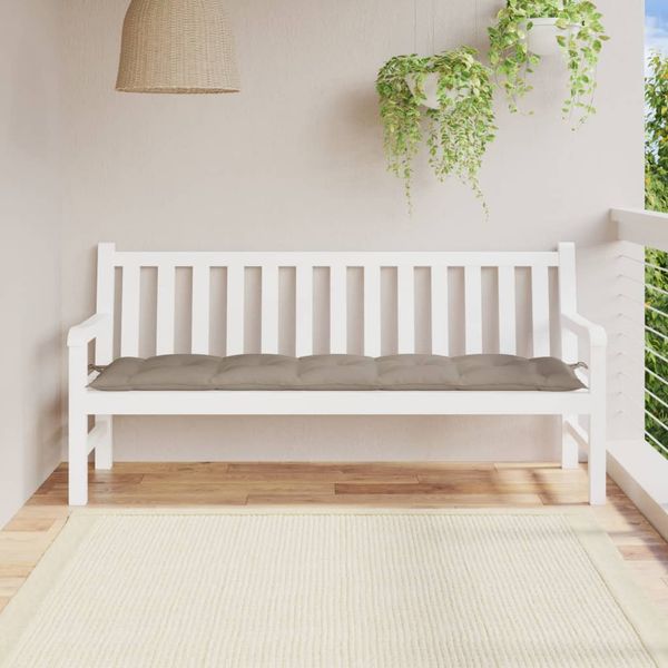 vidaXL Podložka na záhradnú lavičku 180x50x7 cm, oxfordská látka