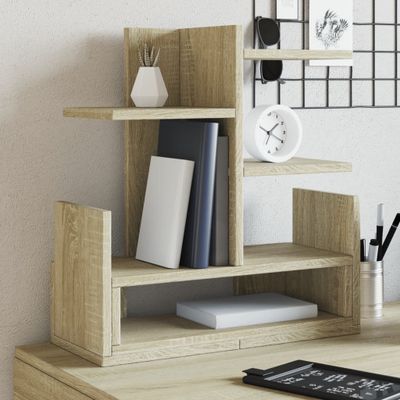 vidaXL Organizér na stôl, dub sonoma 49x20x52,5 cm, kompozitné drevo