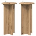 vidaXL Stojan na rastliny 2 ks Dub artisan 29,5 x 29,5 x 60 cm