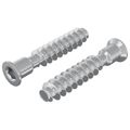 vidaXL Hlava skrutky s krytom 2 ks Strieborná M7 x 40 mm Oceľ
