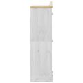 vidaXL Šatník Corona biely 102x52x186 cm borovicový masív