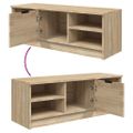 vidaXL TV stolík farby dubu sonoma 102x35,5x36,5 cm spracované drevo