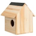 vidaXL Domček pre veveričky masívne jedľové drevo 26x25x29 cm