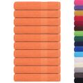 vidaXL Saunové osušky FROGN 10 ks oranžové 80x200 cm 360 g/m²