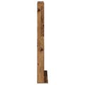 vidaXL CD Skrinka 2 ks Staré drevo 33 x 23,5 x 175 cm Kompozitné drevo
