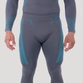 Bezšvové legíny OG1 Grey/Blue - GymBeam, veľkosť L